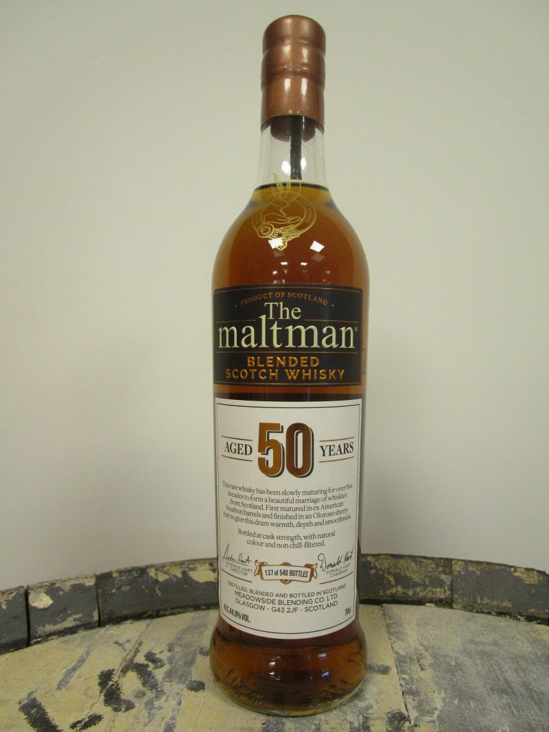 The Maltman Blended Scotch Whisky 50 yo Bourbon barrels – Oloroso ...